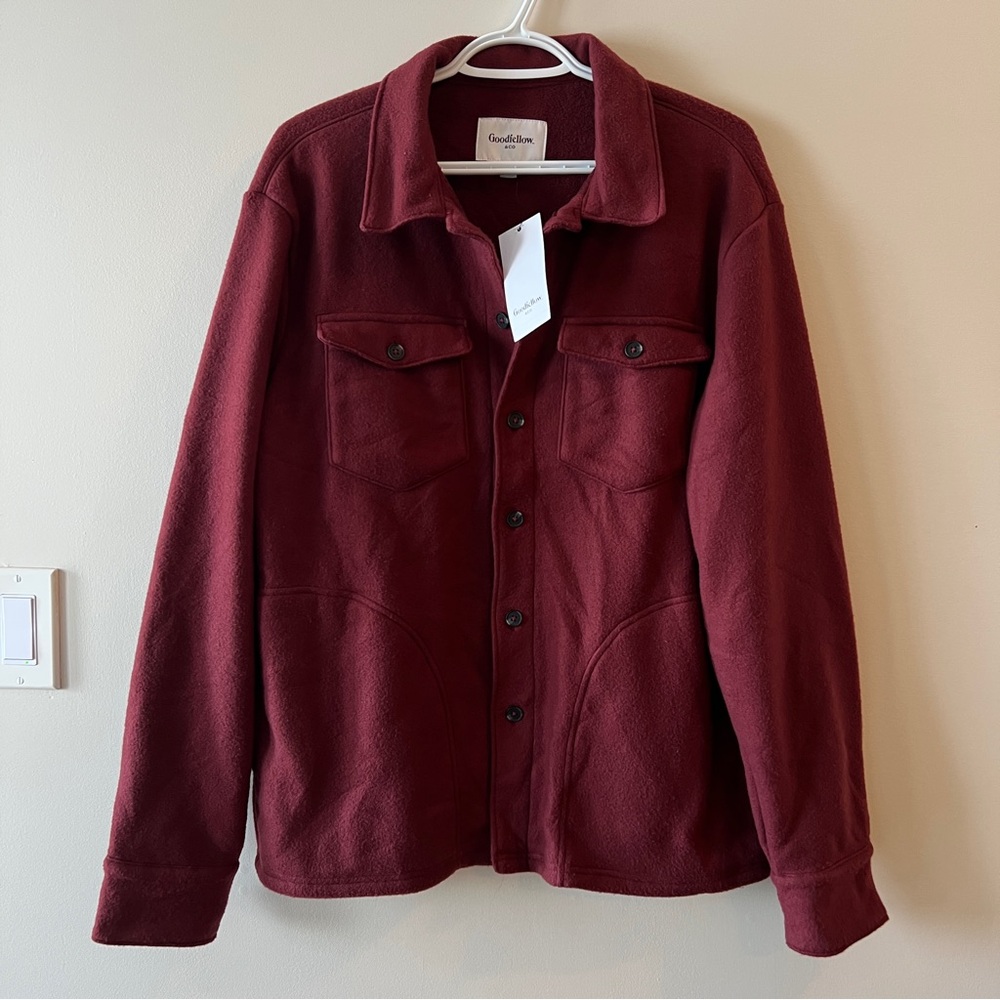 Goodfellow & Co Shacket with Pockets NWT! / Recycled Polyester